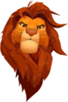 Lion King 6 Outline Icon Svg Set, Free Vectors File